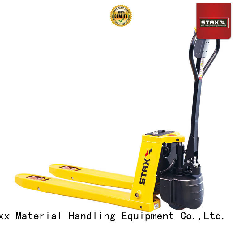 Staxx semi motorised pallet jack company for warehouse