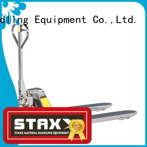 Staxx Custom forklift hand pallet truck stacker factory for stairs