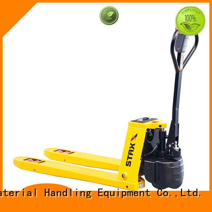 Latest motorised pallet jack trolley factory for rent
