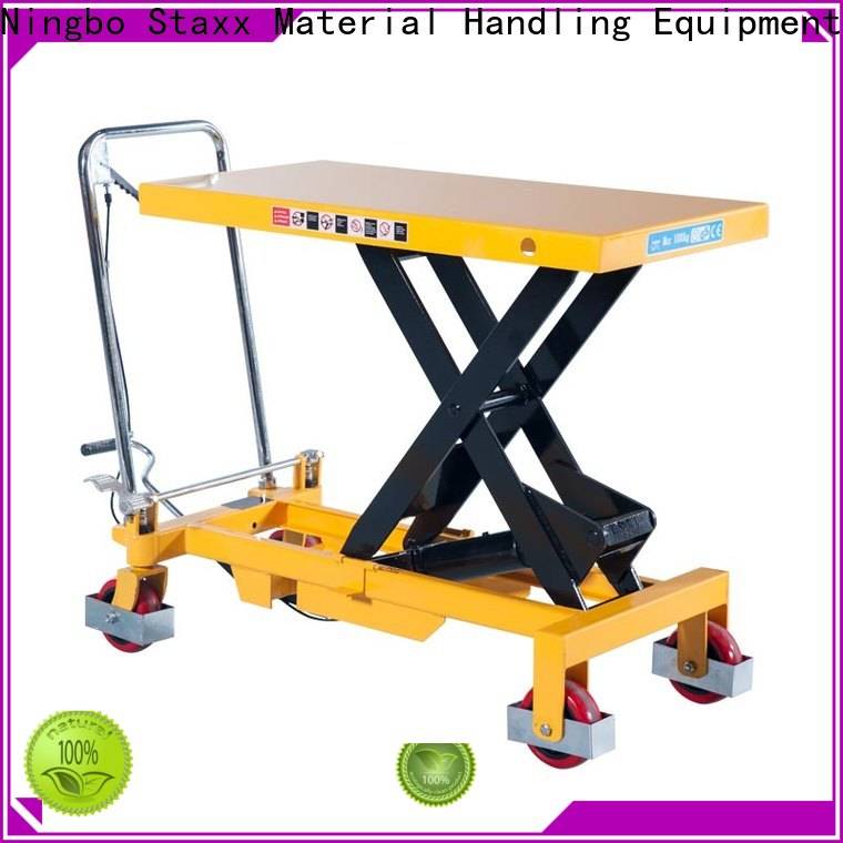 Staxx Latest hydraulic scissor lift platform Supply for warehouse
