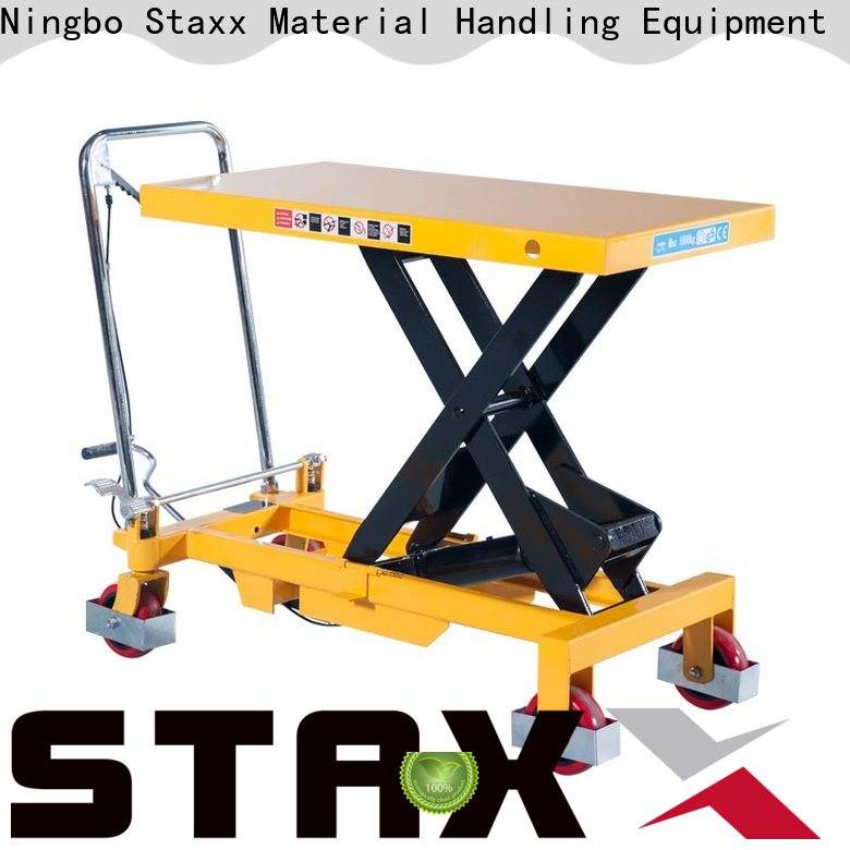 Staxx Custom electric lift table cart Suppliers for hire
