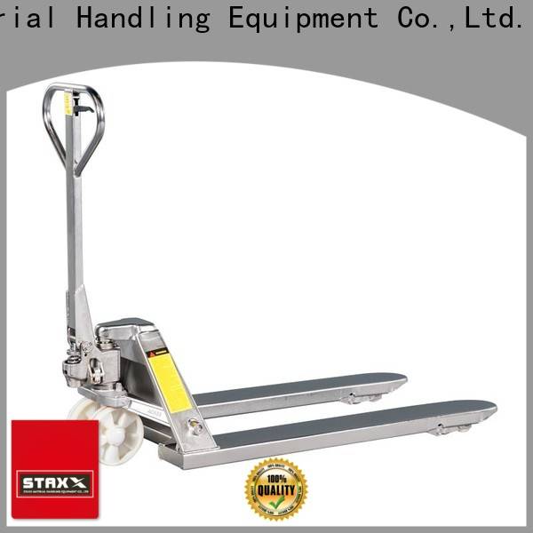 Staxx steel fork jack manufacturers for warehouse