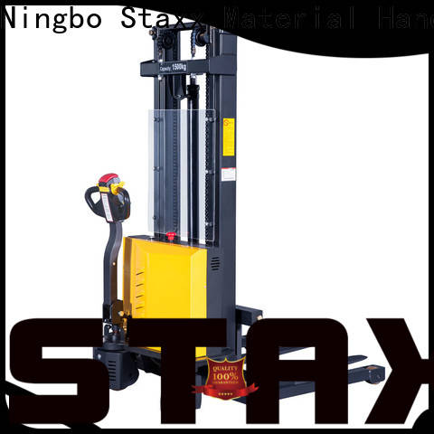 Staxx low electric lift pallet stacker manufacturers for rent
