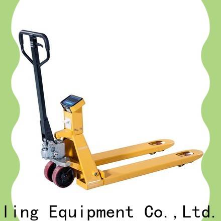 Latest platform pallet truck low factory for rent