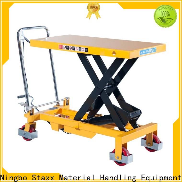 Staxx platform homemade lift table company for hire