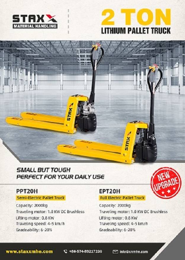 Advantages of lithium ion pallet truck