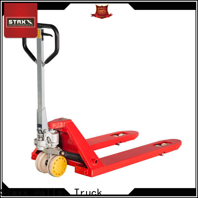 Best Staxx pallet truck extended fork pallet jack factory