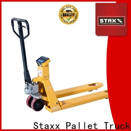 Custom Staxx pallet truck hand pallet truck company Supply