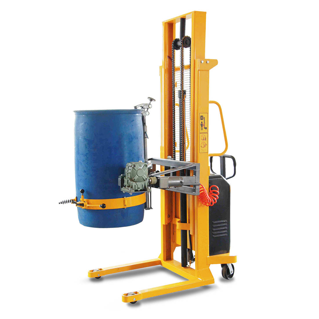 YL450 Semi-electric Drum Stacker 450kg